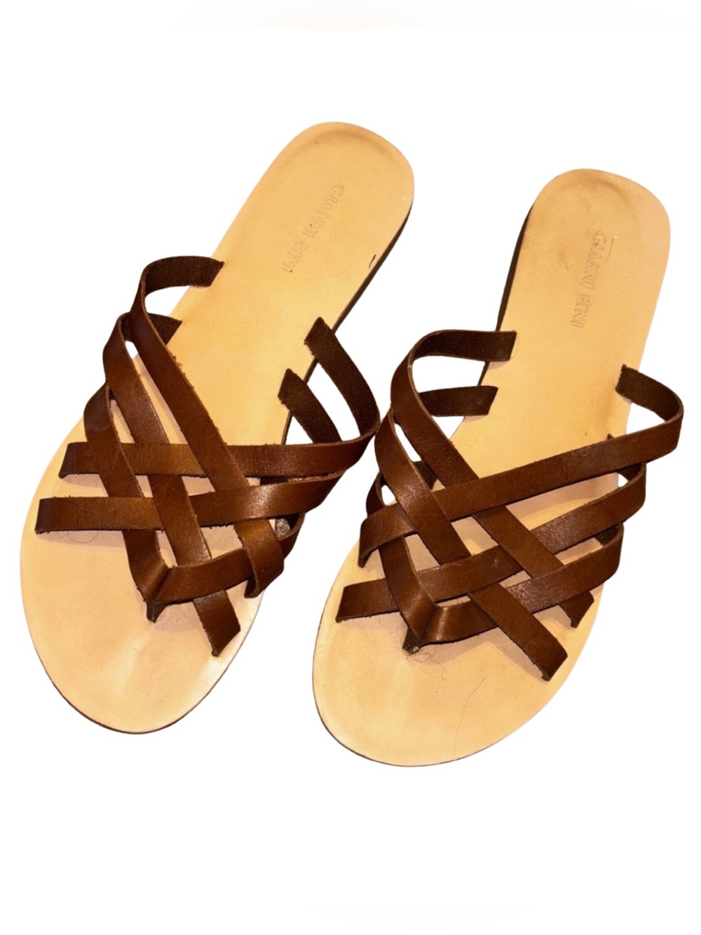 Women's Brown Leather Sandals